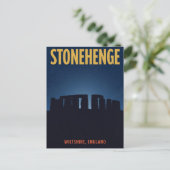 Stonehenge England Landmark Postkarte (Stehend Vorderseite)