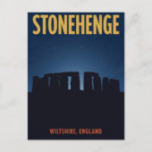 Stonehenge England Landmark Postkarte (Vorderseite)