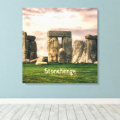 Stonehenge England Leinwanddruck (Insitu (Holzboden))