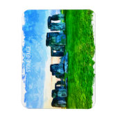 Stonehenge England Painting Magnet (Vertikal)