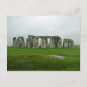 StoneHenge England PreHistoric Monument Wonders Postkarte (Vorderseite)