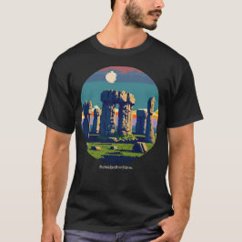 Stonehenge England, Reisen, benutzerdefinierter Te T-Shirt
