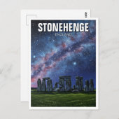 Stonehenge England Reisen Postkarte (Vorne/Hinten)
