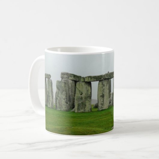 StoneHenge England Ruine-Kaffee-Reise-Tasse Kaffeetasse (Vorderseite Links)