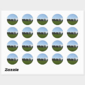 Stonehenge England Runder Aufkleber (Blatt)