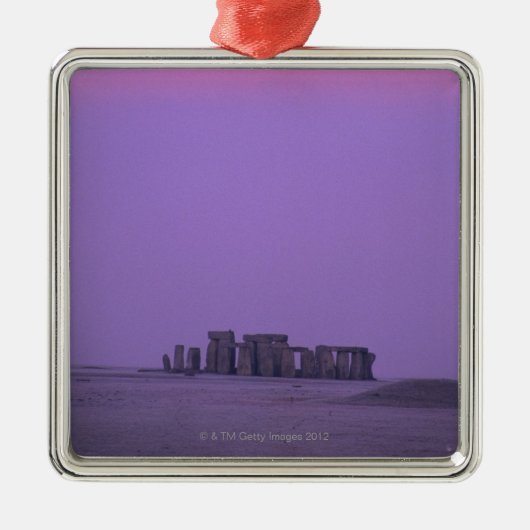 Stonehenge, England Silbernes Ornament (Vorne)