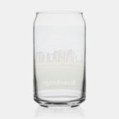 Stonehenge England Souvenir Dose Glas (Rückseite)