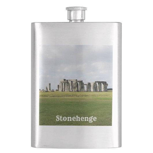 Stonehenge England Souvenir-Flasche Flachmann (Vorderseite)
