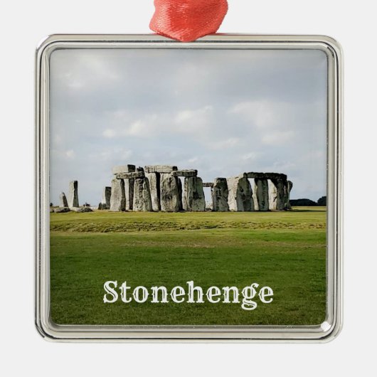 Stonehenge England Souvenir Ornament Aus Metall (Vorne)