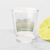 Stonehenge England Souvenir Schnapsglas (Rückseite)