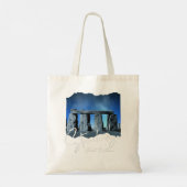Stonehenge England Souvenir - Stonehenge at Night Tragetasche (Rückseite)