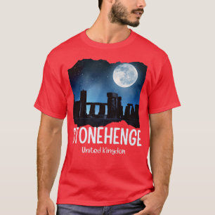 Stonehenge England SouvenirStonehenge at Night1018 T-Shirt