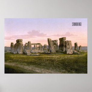 Stonehenge, England um 1900 Poster