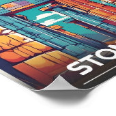 Stonehenge England Wiltshire Welterbe Poster (Ecke)