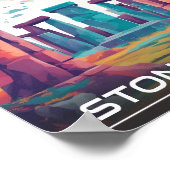 Stonehenge England Wiltshire Welterbe Poster (Ecke)