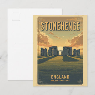 Stonehenge england Wiltshire World Heritage Site Postkarte