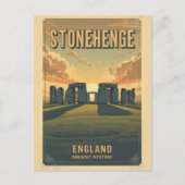 Stonehenge england Wiltshire World Heritage Site Postkarte (Vorderseite)