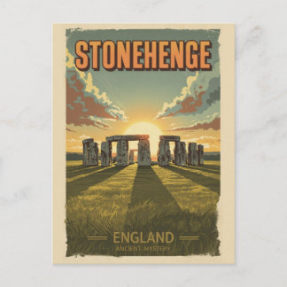 Stonehenge england Wiltshire World Heritage Site Postkarte