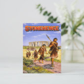 Stonehenge england Wiltshire World Heritage Site Postkarte (Stehend Vorderseite)
