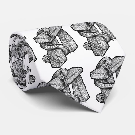 Stonehenge fing ab krawatte (Gerollt)