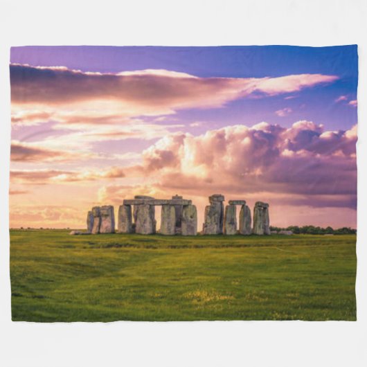 STONEHENGE FLEECEDECKE (Vorderseite (Horizontal))