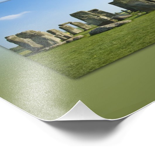 Stonehenge Fotodruck (Ecke)