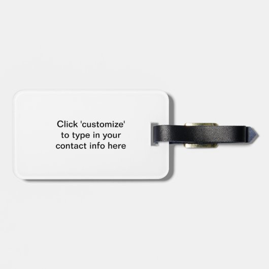 Stonehenge Gepäckanhänger (Rückseite horizontal)