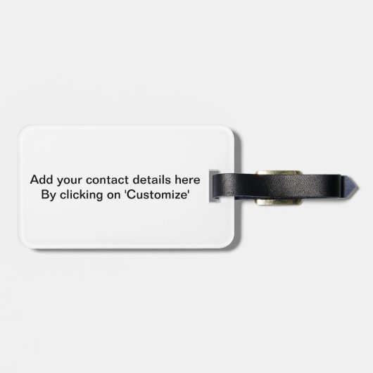 Stonehenge Gepäckanhänger (Rückseite horizontal)