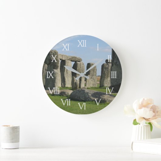 Stonehenge Große Wanduhr (Zuhause)