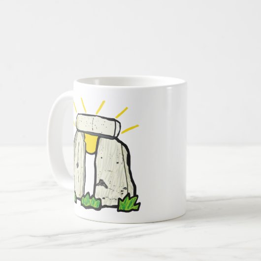 Stonehenge Kaffeetasse (Vorderseite Links)