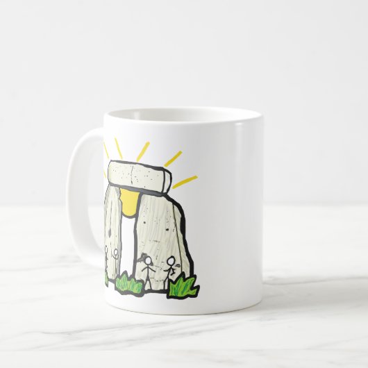 Stonehenge Kaffeetasse (Vorderseite Links)