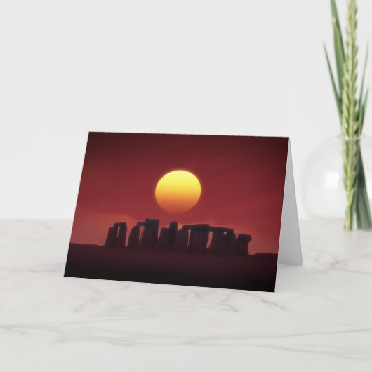 stonehenge karte (Vorderseite)