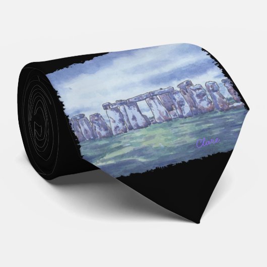 Stonehenge Krawatte (Gerollt)