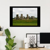 Stonehenge Landschaft III Poster (Heimbüro)