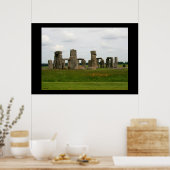 Stonehenge Landschaft III Poster (Küche)