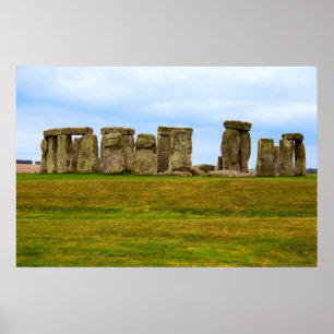 Stonehenge Landschaftlich, England Poster