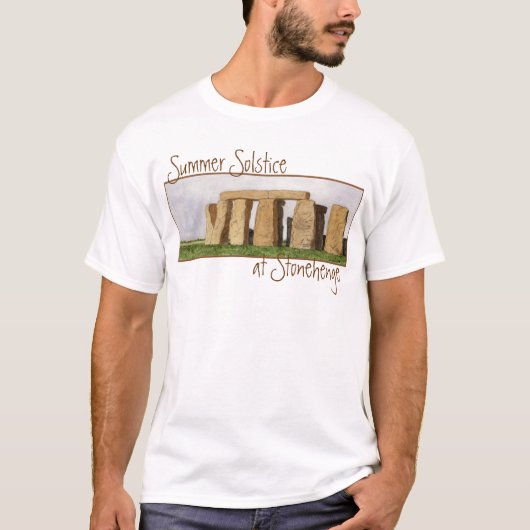 Stonehenge lässiges Hemd T-Shirt (Vorderseite)