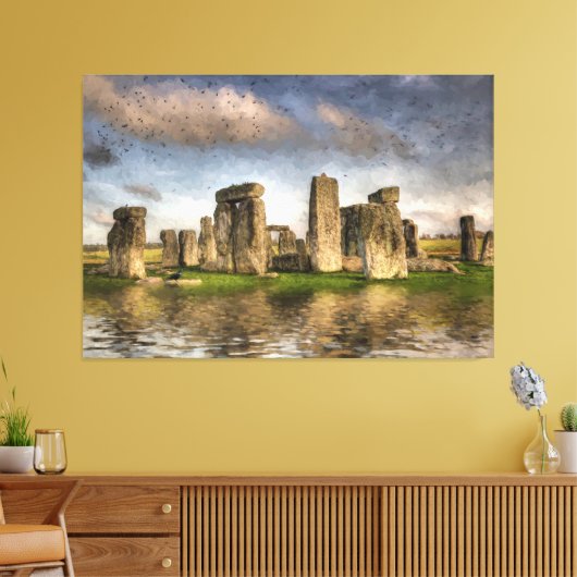 Stonehenge Leinwanddruck (Insitu (Wohnzimmer))