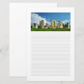 Stonehenge Lined Stationery Briefpapier (Vorne/Hinten)