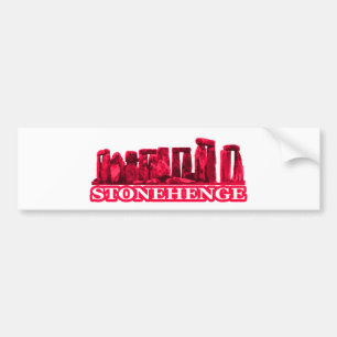 Stonehenge Magenta transformiert das MUSEUM Zazzle Autoaufkleber