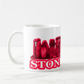 Stonehenge Magenta transformiert das MUSEUM Zazzle Kaffeetasse (Links)