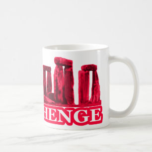 Stonehenge Magenta White The MUSEUM Zazzle Geschen Kaffeetasse