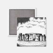Stonehenge-Magnet Magnet (Vorderseite/Rückseite)