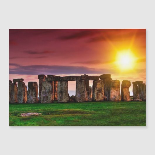 Stonehenge Magnetkarte (Vorderseite)