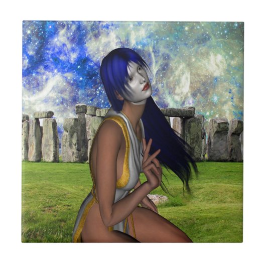 Stonehenge Mediation Fliese (Vorderseite)