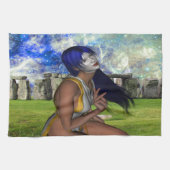 Stonehenge Mediation Geschirrtuch (Horizontal)