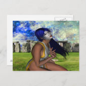 Stonehenge Mediation Postkarte (Vorne/Hinten)