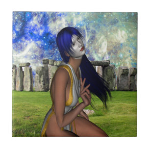 Stonehenge-Meditation Fliese