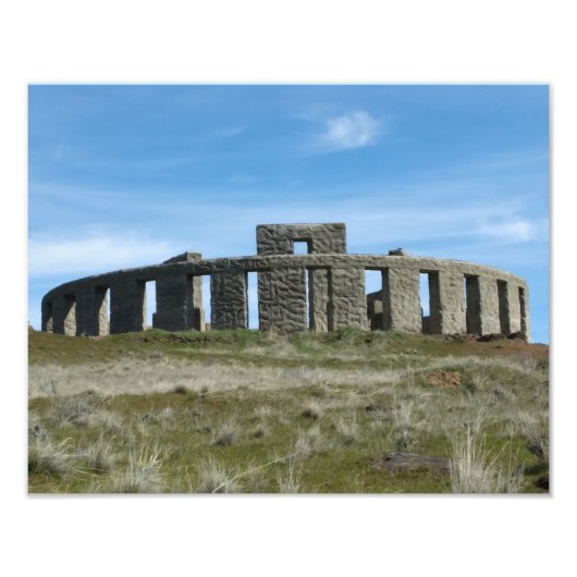 Stonehenge Memorial in Maryhill, WA Fotodruck (Vorne)