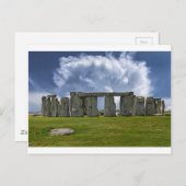 Stonehenge Monument Postkarte (Vorne/Hinten)